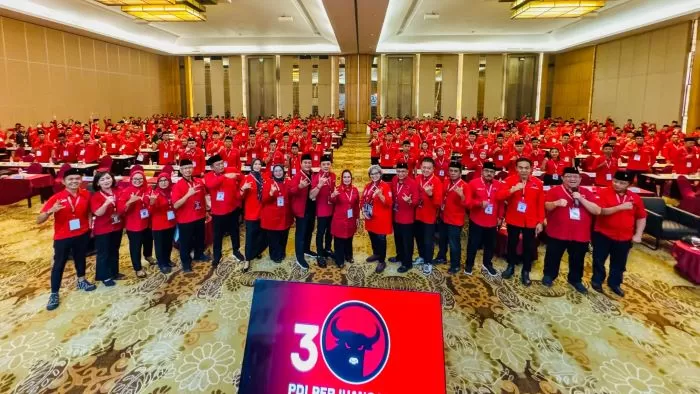PEMBEKALAN: DPD PDIP Jatim gelar pembekalan untuk calon anggota legislatif 2024-2029 terpilih di Malang, Senin sampai Kamis (5-8/8). (Istimewa)
