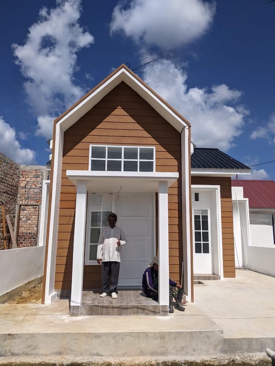 ISTIMEWA  RUMAH KEREN: Perumahan Griya Alam Juata akhirnya meresmikan penjualan klaster rumah "Graha Scandinavi".
