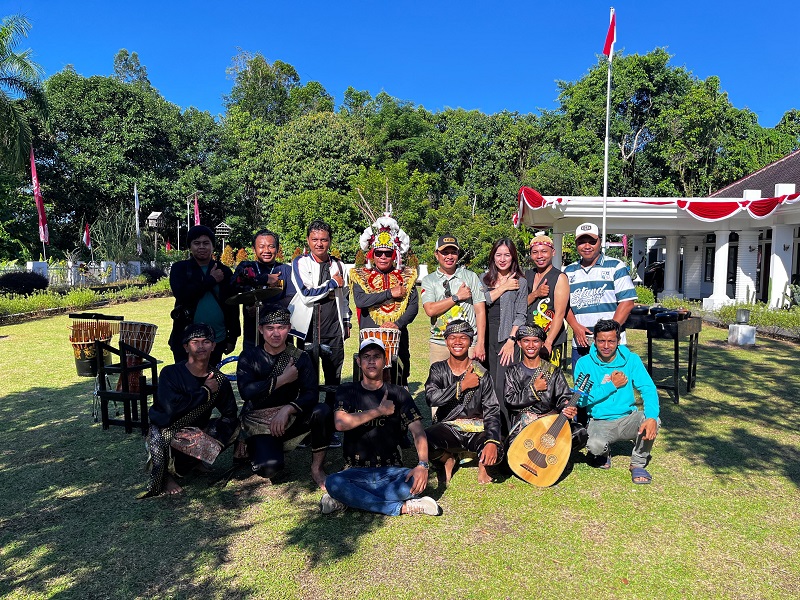 ISTIMEWA EVENT: Panitia Musik Alam X Benuanta Fest 2k24 saat bersilaturahmi ke Gubernur Kaltara, Zainal A Paliwang.