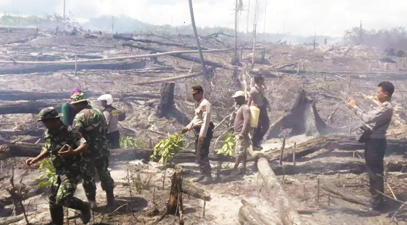 KP KARHUTLA: Penanganan Karhutla di Berau membutuhkan anggaran besar, mengingat luasnya wilayah yang harus diawasi. Bupati meminta BPBD bekerja maksimal setelah dikucur anggaran sebesar Rp 2,9 M.