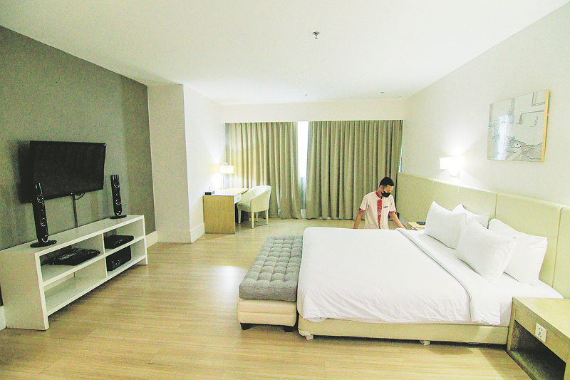 KP FASILITAS LENGKAP: Pada periode Juli 2024, hotel bintang lima mencatatkan hunian tertinggi dibanding kelas lainnya, di level 77,04 persen.