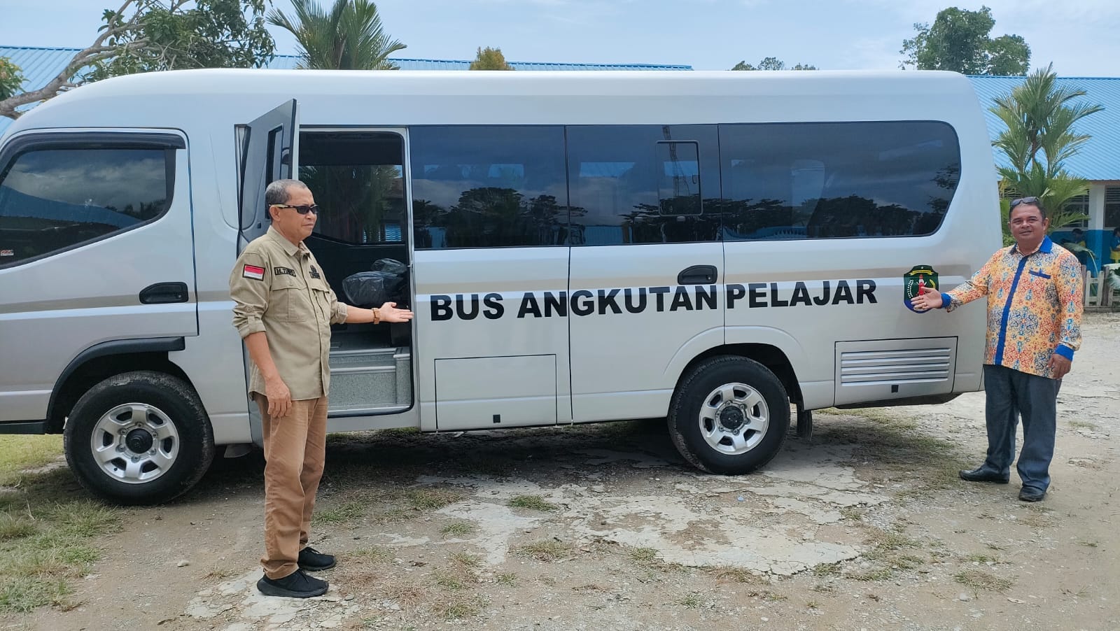 DOK DISDIK GRATIS: Angkutan pelajar di dua kecamatan di Nunukan.