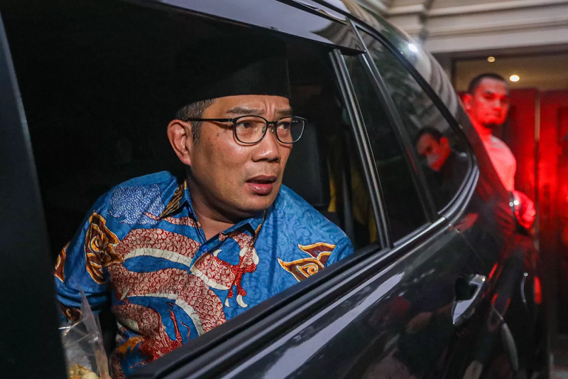 JANJI: Bakal calon Gubernur DKI Jakarta Ridwan Kamil bakal perhatikan gaji RT dan RW. (Salman Toyibi/Jawa Pos)