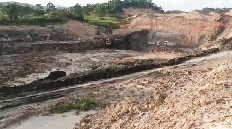 ISTIMEWA LOKASI KEJADIAN: Terjadi kecelakaan kerja di Site Efendi, Kelurahan Handil Bhakti, Kecamatan Palaran, tambang yang merupakan konsesi PT Insani Bara Perkasa dan telah menewaskan satu orang.