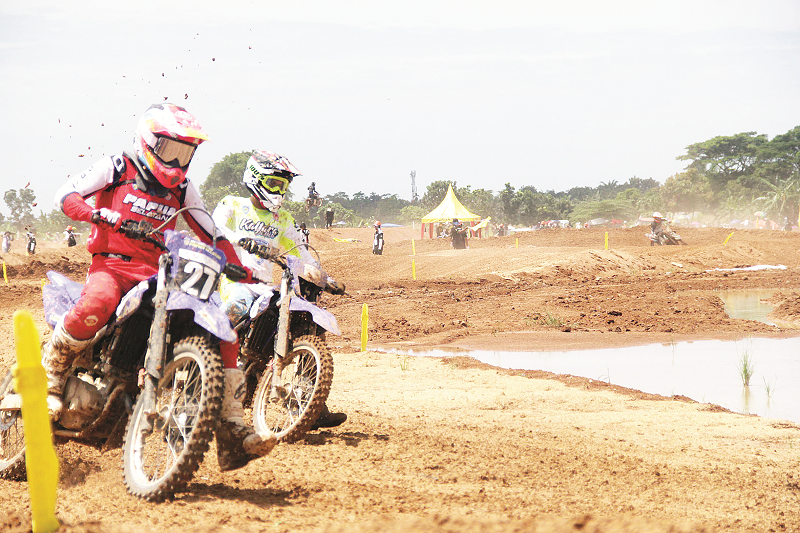 ELIAZAR/RADAR TARAKAN BELUM MAKSIMAL: Crosser Kaltara yang belum maksimal berlomba di PON XXI 2024 Aceh-Sumut.