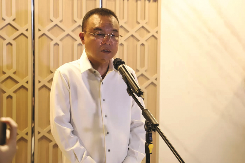 KABINET: Ketua Harian Partai Gerindra Sufmi Dasco Ahmad mengklaim bahwa tak banyak kader partainya yang menduduki kursi menteri di era kepemimpinan Prabowo Subianto-Gibran. (Dery Ridwansah/ JawaPos.co