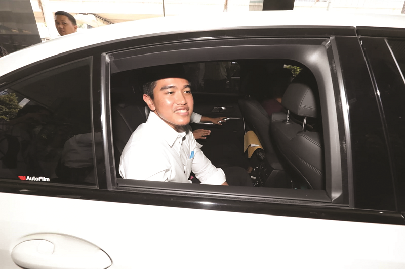 KLARIFIKASI: Ketua Umum PSI Kaesang Pangarep mendatangi Gedung KPK, Jakarta, Selasa (17/9/2024). Kedatangan Kaesang untuk mengklarifikasi sejumlah hal yang menjadi polemik. (Fedrik Tarigan/ Jawa Pos)