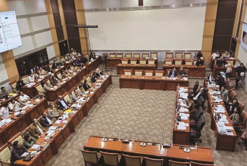 RDP: Rapat dengar pendapat dilakukan di Komisi III DPR terkait kasus perundungan siswa SMA Binus School Simprug. &nbsp;(ANTARA/Melalusa Susthira K.)&nbsp;