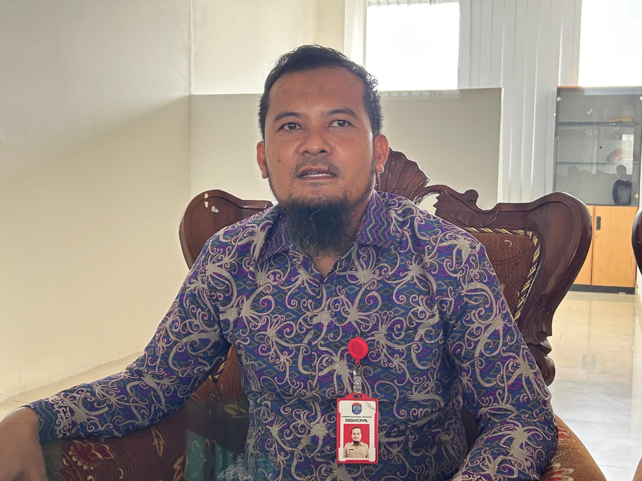 ELIAZAR/RADAR TARAKAN Hery Purwono Kepala Disdukcapil Tarakan