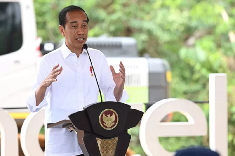 BELUM SIAP: Presiden Jokowi tegaskan Keppres pemindahan ibu kota ke IKN akan ditandatangani presiden terpilih Prabowo. &nbsp;(Instagram Jokowi)