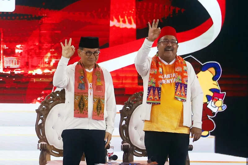 KERJA EKSTRA: Pasangan calon Gubernur-Wakil Gubernur DKI Jakarta nomor urut tiga Pramono Anung dan Rano Karno masih terus bekerja soal kemungkinan menang satu putaran. (Dery Ridwansah/ JawaPos.com)&nbsp;