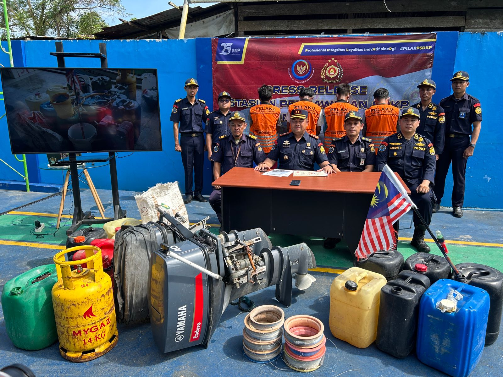 ILEGAL FISHING : Perkara ilegal fishing yang melibatkan kapal asing salah satu perkara yang ditangani PSDKP Tarakan.