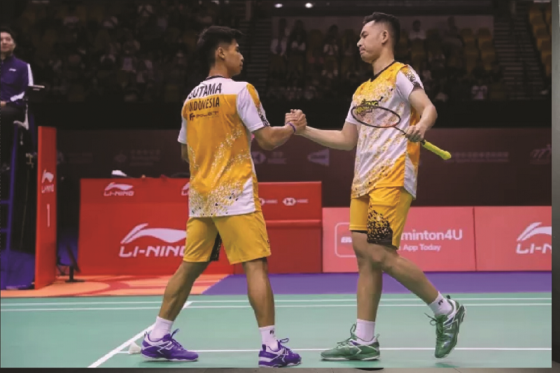 DOK PBSI TAMPIL : Sabar Karyaman Gutama/Moh Reza Pahlevi Isfahani melaju ke final Hongkong Open 2024.