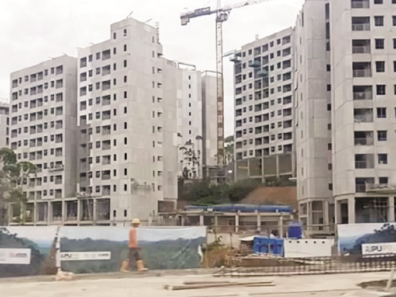DIRESMIKAN TAHUN INI: Pembangunan rumah susun ASN/Hankam di IKN akan lanjut tahun depan. Ada beberapa tower yang sudah hampir rampung pada akhir tahun 2024. (Foto: Rikip)