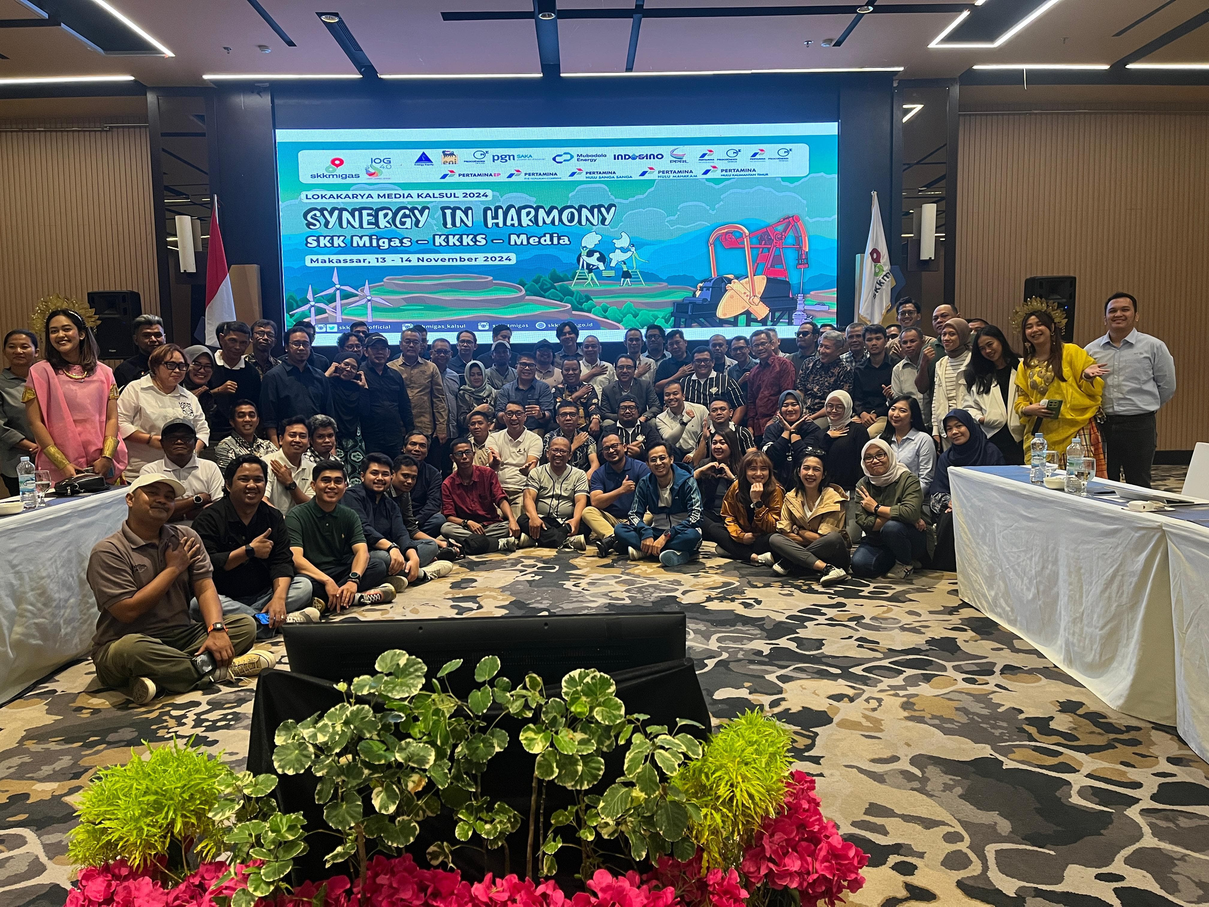 Foto: SINERGI: SKK Migas menggelar lokakarya media Kalsul 2024 di Makassar.