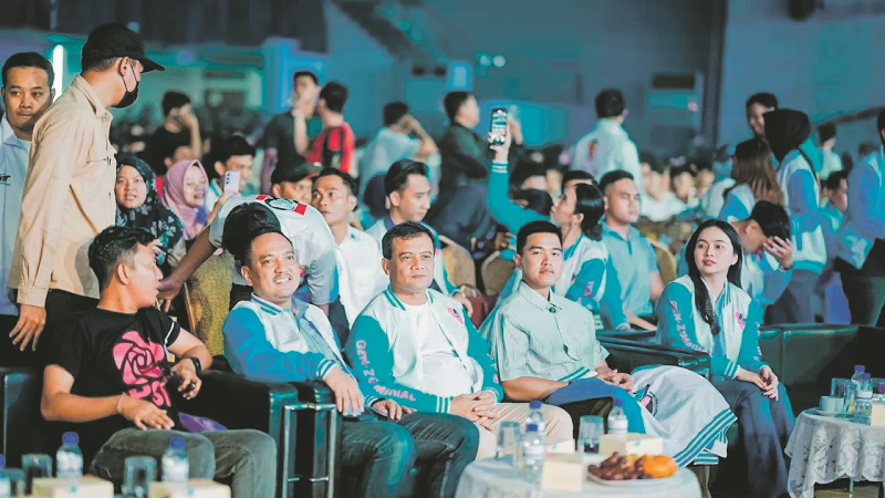 TURUN GUNUNG: Ketua Umum Partai Solidaritas Indonesia (PSI) Kaesang Pangarep ikut turun gunung mengkampanyekan pasangan Ahmad Luthfi-Taj Yasin di Pilkada Jawa Tengah 2024. (Istimewa)