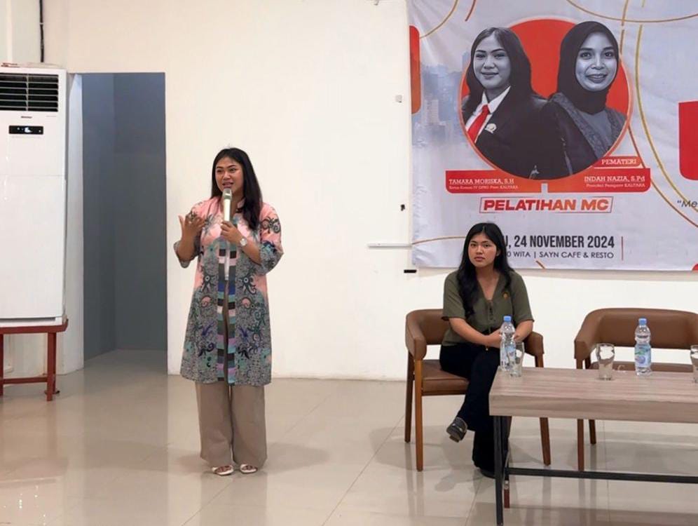 ISTIMEWA Ketua Komisi IV DPRD Kaltara, Tamara Moriska melaksanakan kegiatan Skill Update di Nunukan, Minggu (24/11/2024).