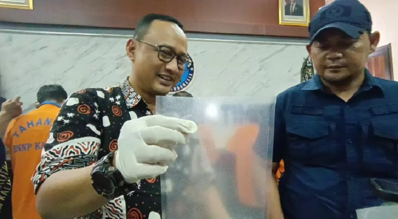 EKO/KP TERUNGKAP: Seorang residivis ditangkap di salah satu Hotel di Samarinda.