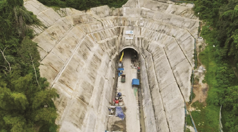 RAMA SIHOTANG/KP= SEGERA TERHUBUNG: Kondisi inlet atau masuk terowongan Samarinda di Jalan Sultan Alimuddin Kelurahan Sungai Dama, Minggu (1/12).