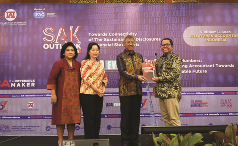 AKUNTAN: Pendorong Ikatan Akuntan Indonesia (IAI) meluncurkan Peta Jalan Standar Pengungkapan Keberlanjutan (SPK) sebagai langkah awal sebelum penyusunan laporan dan penerapan SPK.&nbsp; (Istimewa)