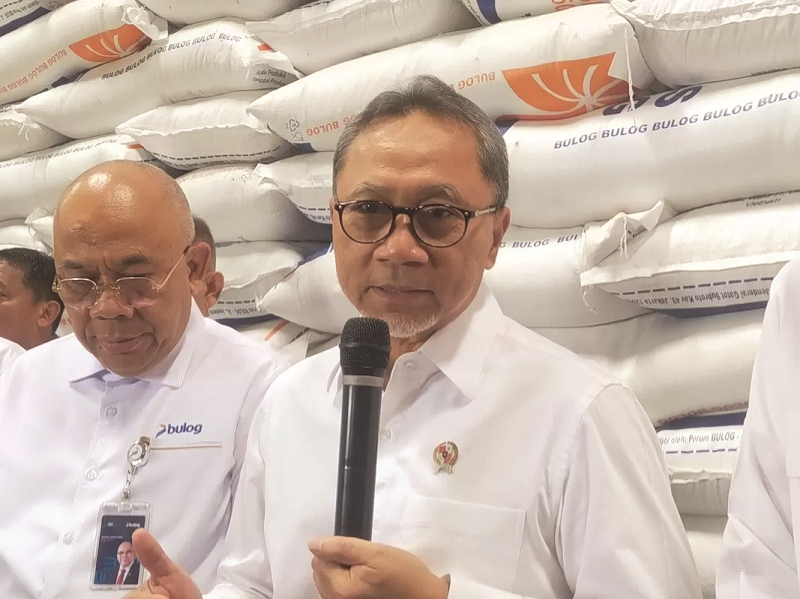 SWASEMBADA PANGAN: Menteri Koordinator bidang Pangan (Menko Pangan) Zulkifli Hasan alias Zulhas. (Nurul Fitriana/JawaPos.com)