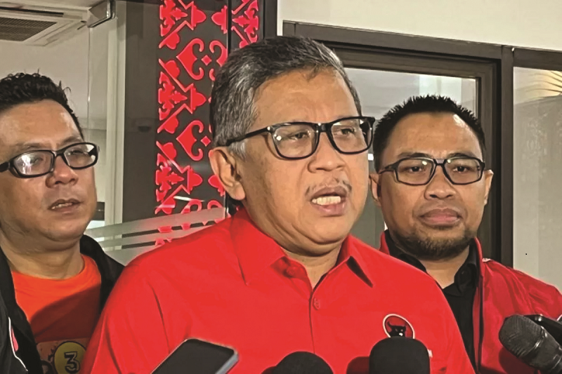 BELUM DIKEMBALIKAN: Tas dan handphone milik Sekjen PDIP Hasto Kristiyanto hingga saat ini masih disita KPK. &nbsp;(Narda Margaretha Sinambela/Antara)