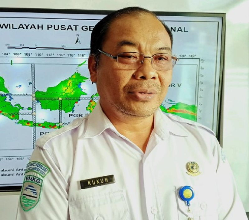 SYAHRUL/KP Kukuh Ribudiyanto Kepala BMKG SAMS Sepinggan Balikpapan