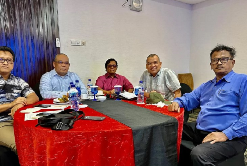 Rikip/KP SEPAKAT: Perwakilan Apindo dan SP Kahutindo sempat membahas besaran kenaikan UMP Kaltim Tahun 2025 pada awal November lalu.