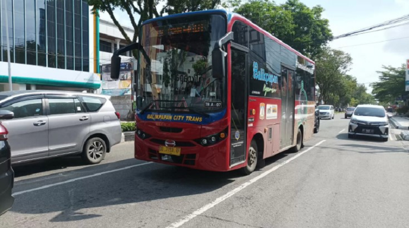 KP AWAL TAHUN: Balikpapan City Transsegera menerapkan tarif resmi di awal tahun 2025, usai beberapa bulan beroperasi secara gratis.