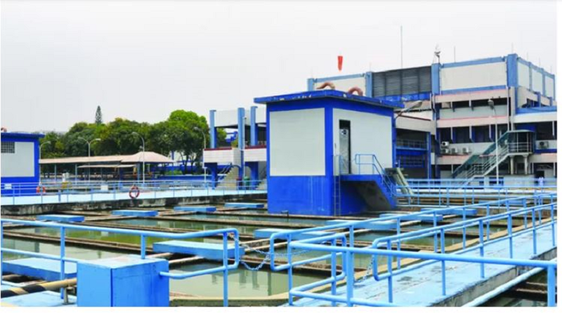 SINERGI: Ilustrasi unit pengolahan air bersih PAM Jaya.