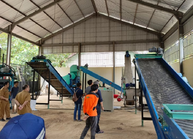 KP MESIN BARU: DLH Paser membeli mesin pengolah sampah baru untuk Tempat Pembuangan Akhir (TPA) di Desa Janju Kecamatan Tanah Grogot.