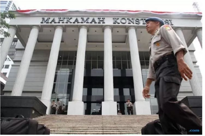 ILUSTRASI: Gedung MK. &nbsp;Hakim MK diingatkan agar menjaga integritas dalam mengadili ratusan sengketa pilkada 2024.
