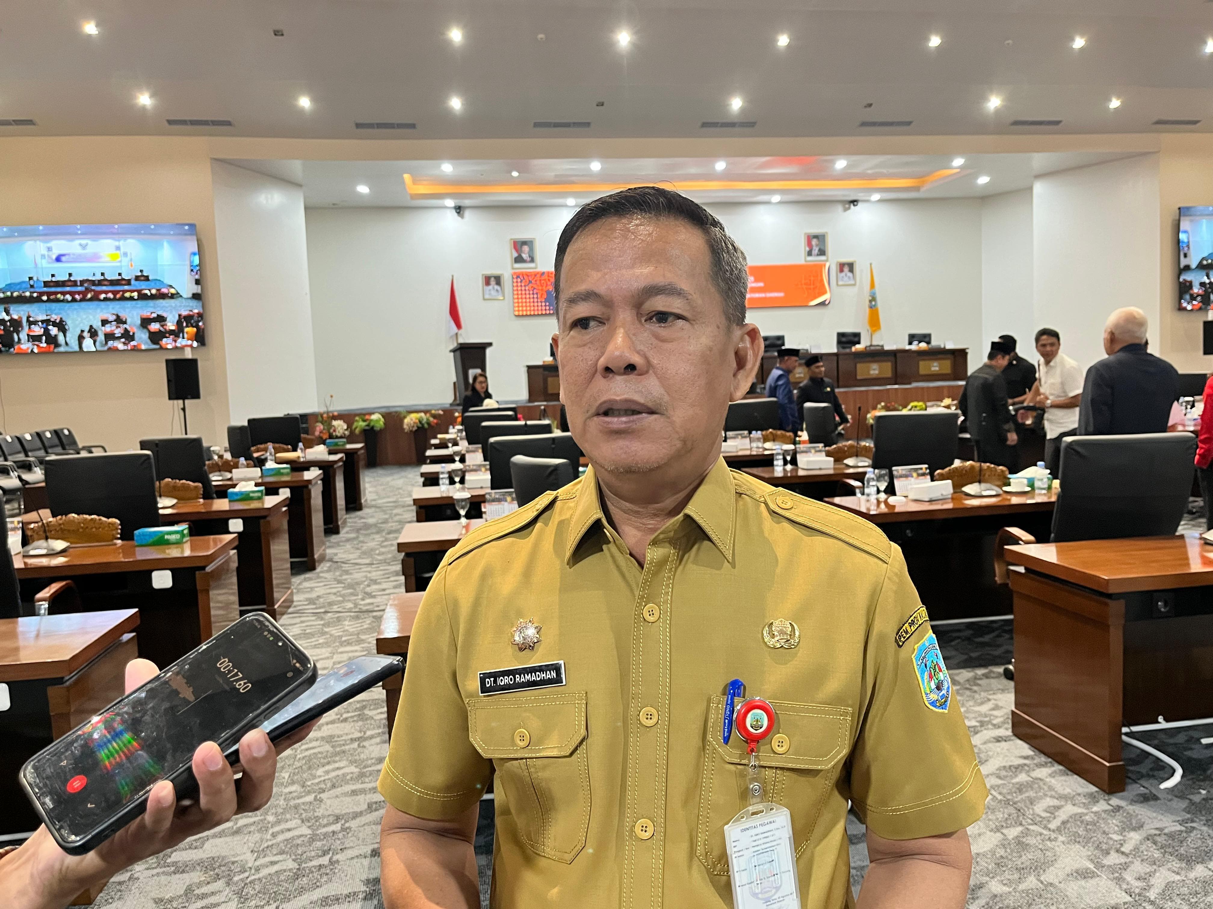 Asisten Bidang Pemerintahan dan Kesra Setprov Kaltara - Datu Iqro Ramadhan. FOTO: IWAN K/RADAR TARAKAN