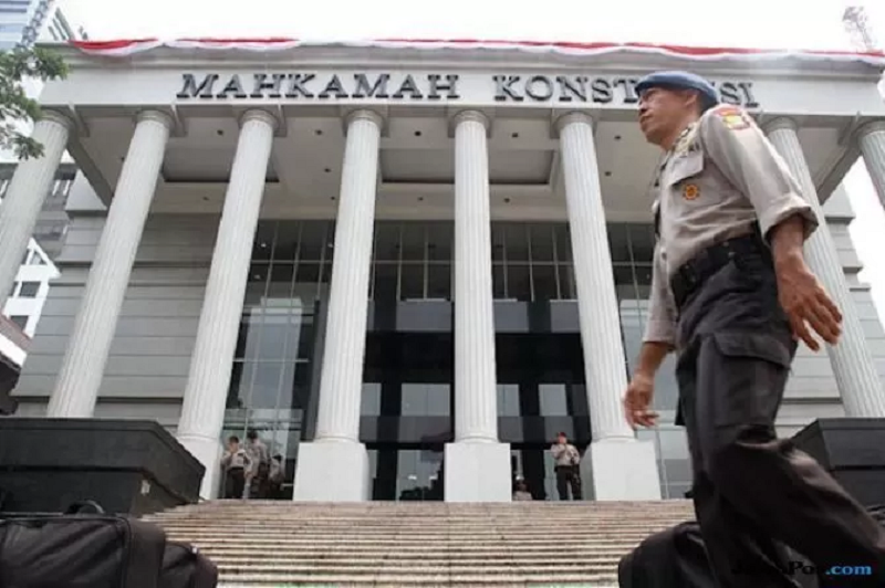 GEDUNG MK: Persidangan Perselisihan Hasil Pemilihan Umum Kepala Daerah saat ini tengah berproses di MK.