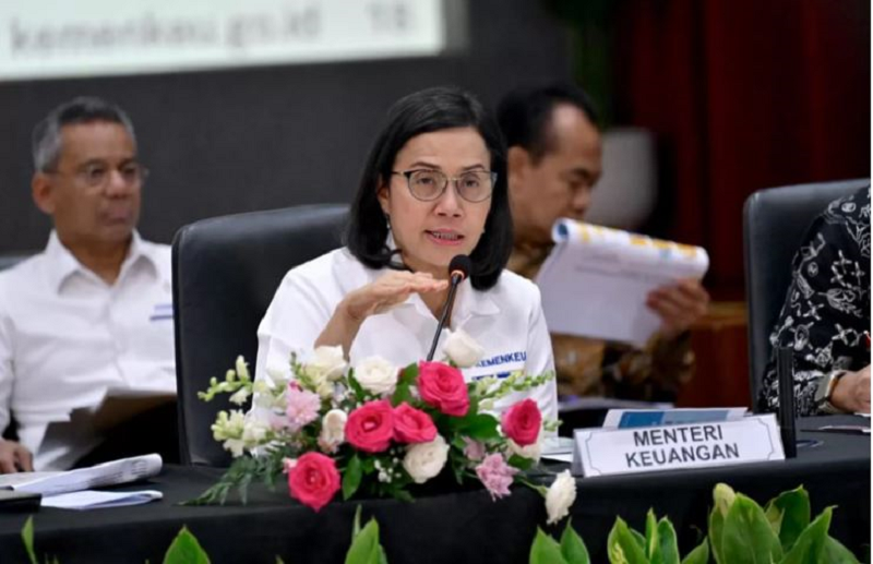 KEUANGAN: Menteri Keuangan Sri Mulyani memastikan belanja pegawai berupa gaji ke-13 dan THR sudah dianggarkan oleh pemerintah dalam APBN 2025. (Kemenkeu)