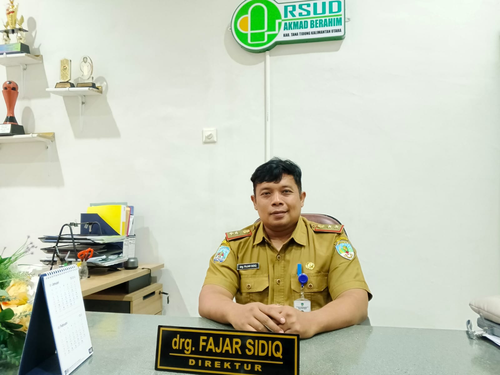 Direktur RSUD Akhmad Berahim drg. Fajar Sidiq