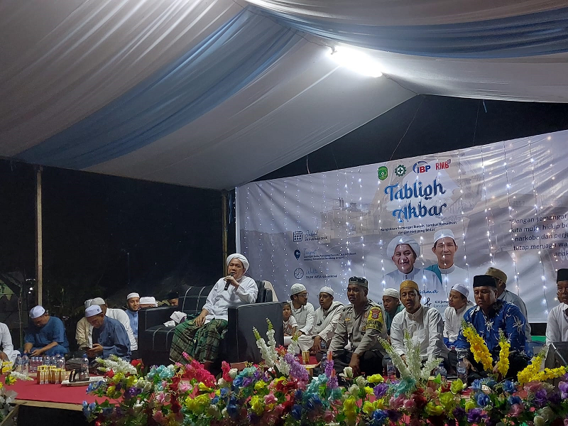 ISTIMEWA MERIAH: Tabligh Akbar di Desa Long Beleh Modang, Kembang Janggut.