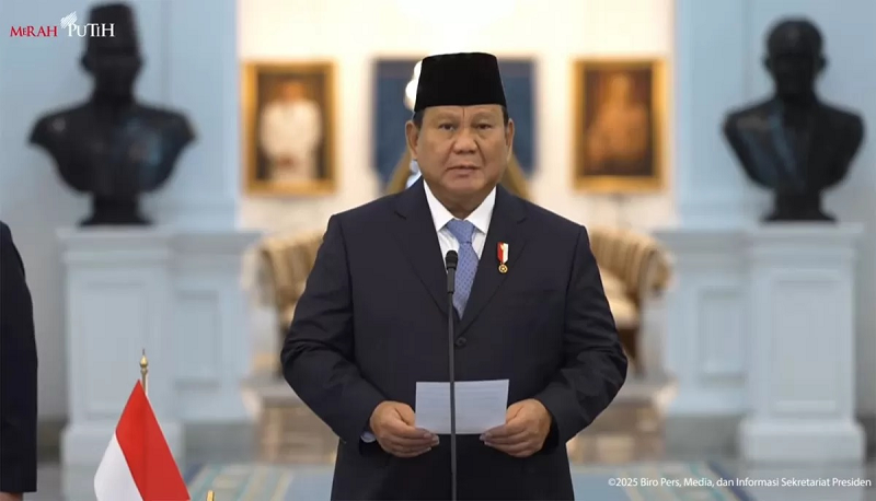 YOUTUBE SETPRES Presiden Prabowo Subianto