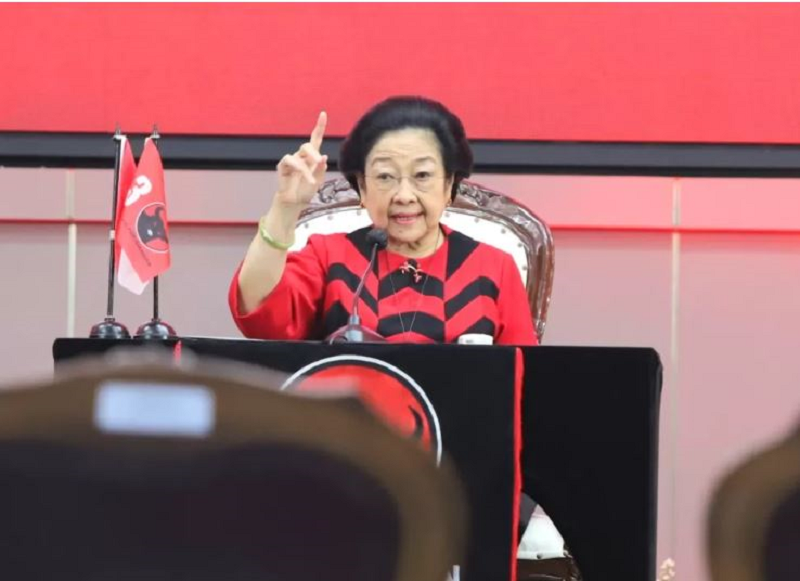 DIAPRESIASI: Ketua Umum PDIP Megawati Soekarnoputri dukung pelaksanaan pembekalan kepala daerah. (Dery Ridwansah/ JawaPos.com)