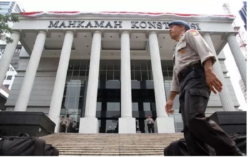 Dok Jawa Pos PERINTAHKAN PSU: Ilustrasi Gedung MK. Sebelumnya &nbsp;MK mengabulkan sebagian permohonan sengketa Pilkada Banggai dan memerintahkan PSU di 2 Kecamatan, yakni Simpang Raya dan Toili.