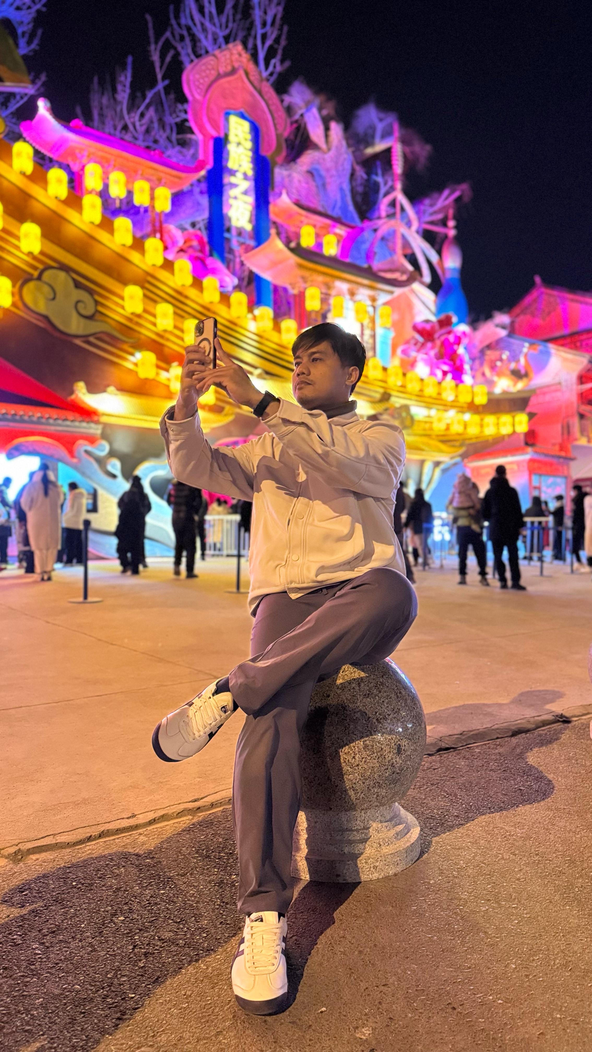 Foto di salah satu titik pedestrian kota Beijing.