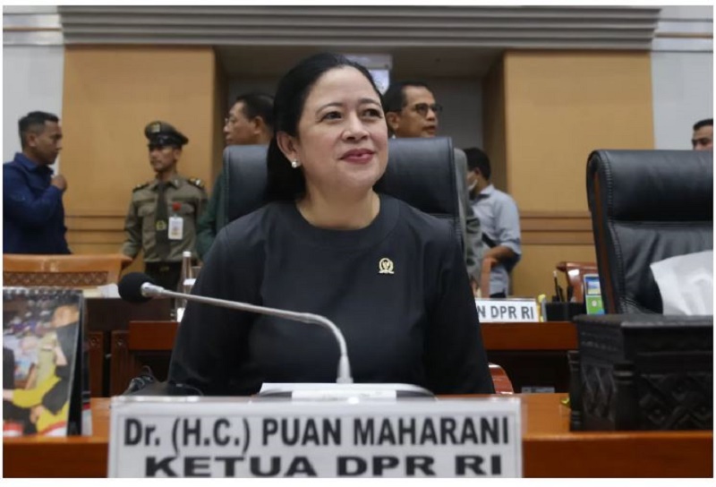 RUU TNI: Ketua DPR RI Puan Maharani menepis RUU TNI akan menghidupkan kembali dwifungsi ABRI. (Dery Ridwansah/ JawaPos.com)