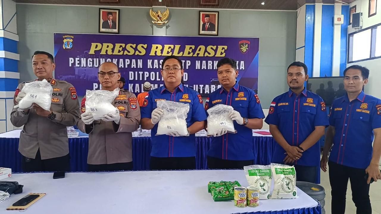 TUNTUTAN : Perkara narkotika sabu 6 kg yang diungkap Dirpolairud Polda Kaltara saat ini sudah dalam agenda tuntutan.