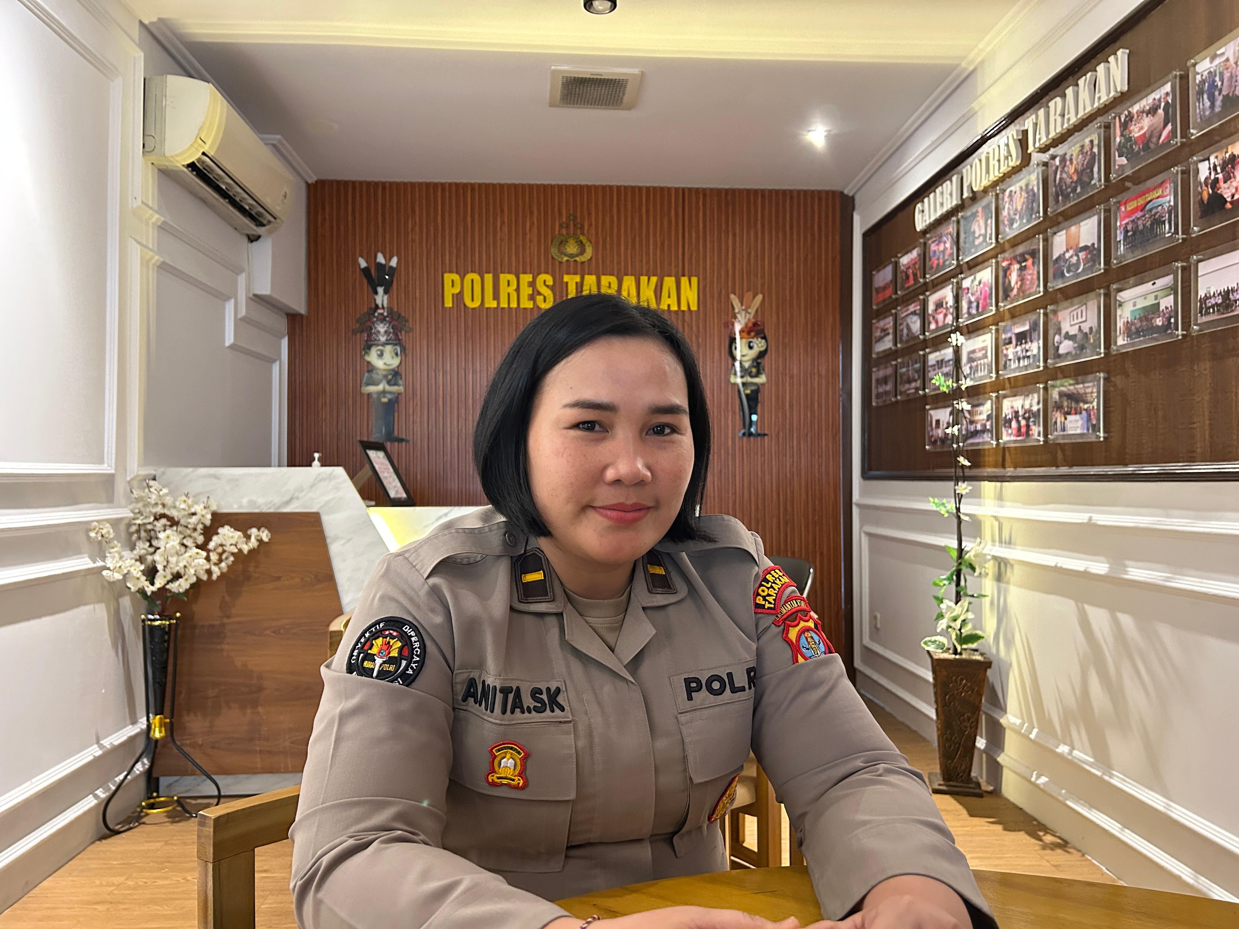 Kasi Humas Polres Tarakan IPDA Anita Susanti Kalam