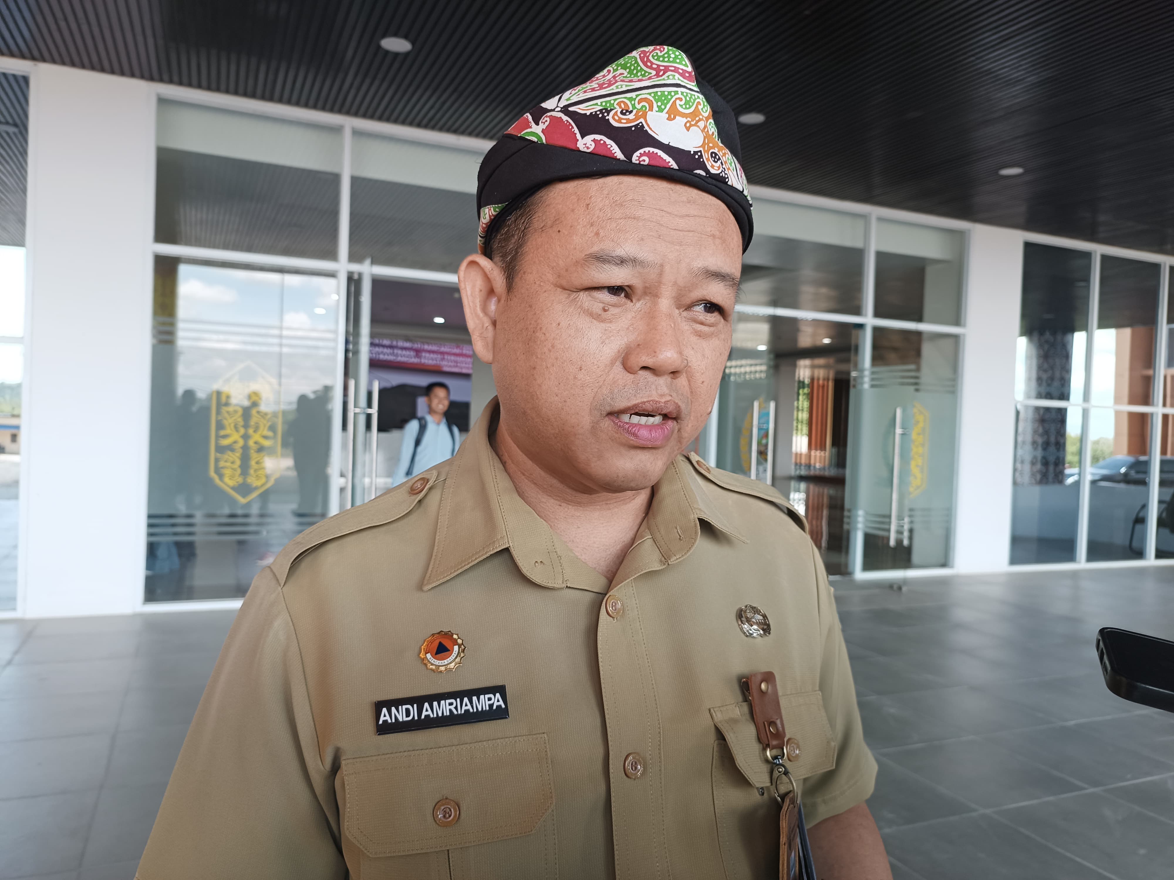 Kalak BPBD Kaltara - Andi Amriampa. FOTO: IWAN K/RADAR TARAKAN