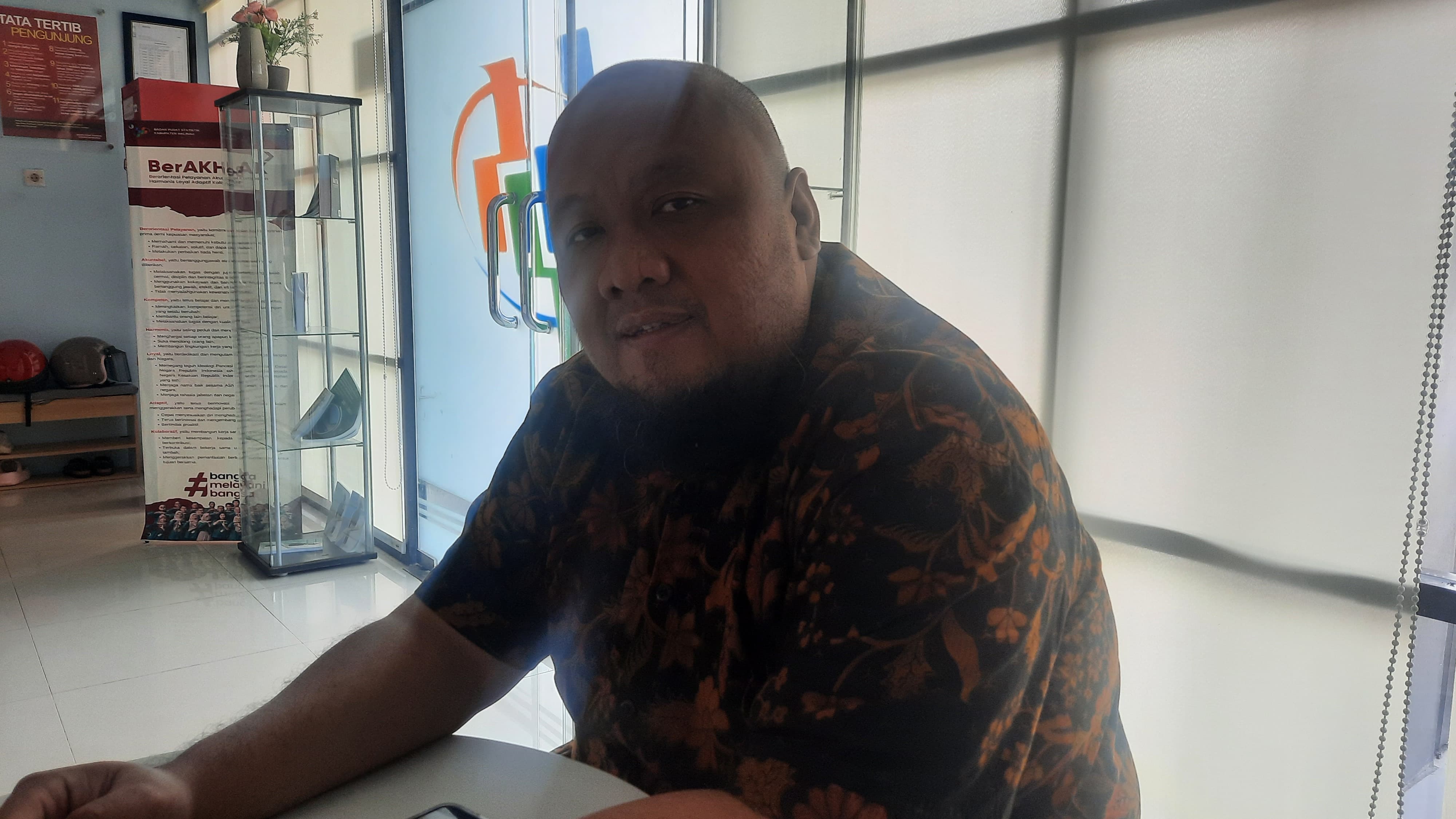 Kepala BPS Kabupaten Malinau, Yanuar Dwi Cristyawan.