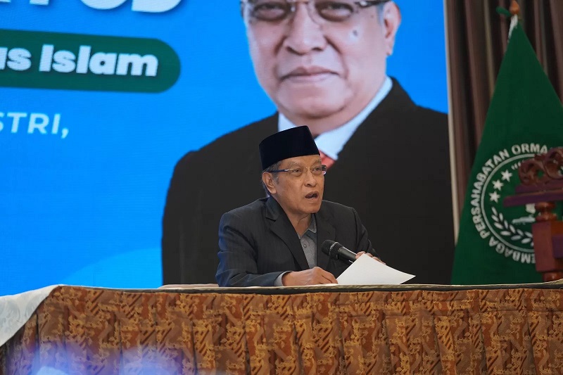 BERI PERHATIAN: Ketua Umum Lembaga Persahabatan Ormas Islam (LPOI) Said Aqil Siroj di Jakarta.