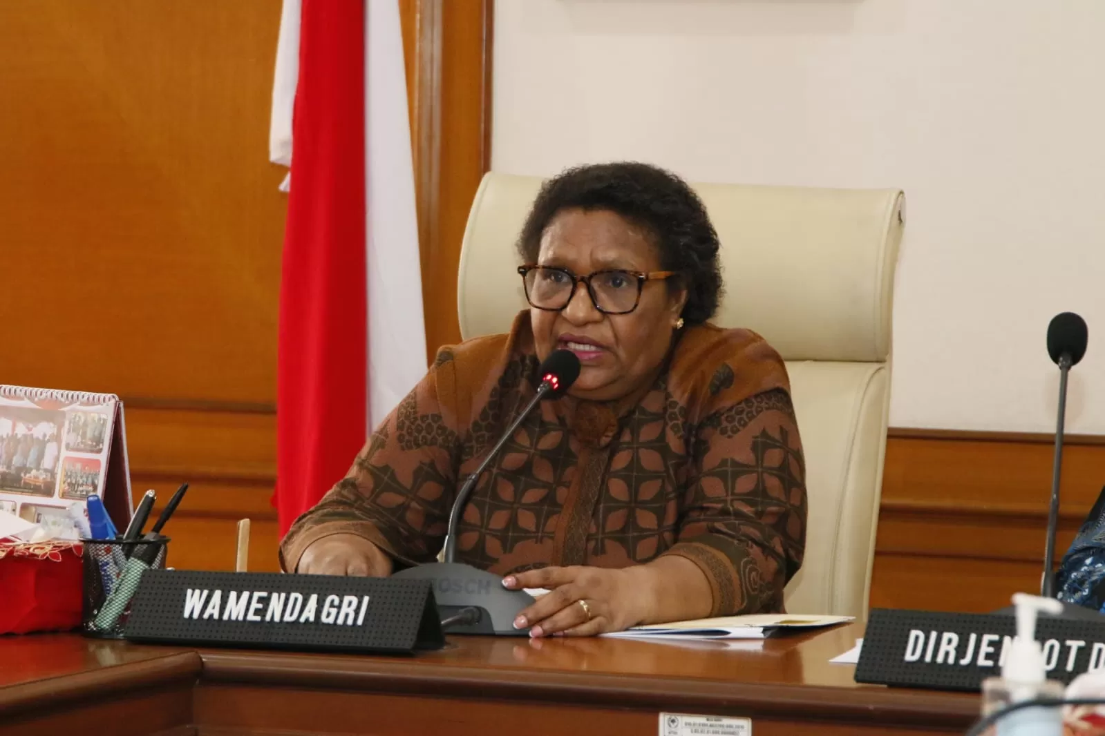 PSU: Wamendagri Ribka Haluk mengatakan ada Sembilan daerah akan gelar coblosan ulang pekan ini. (Puspen Kemendagri).
