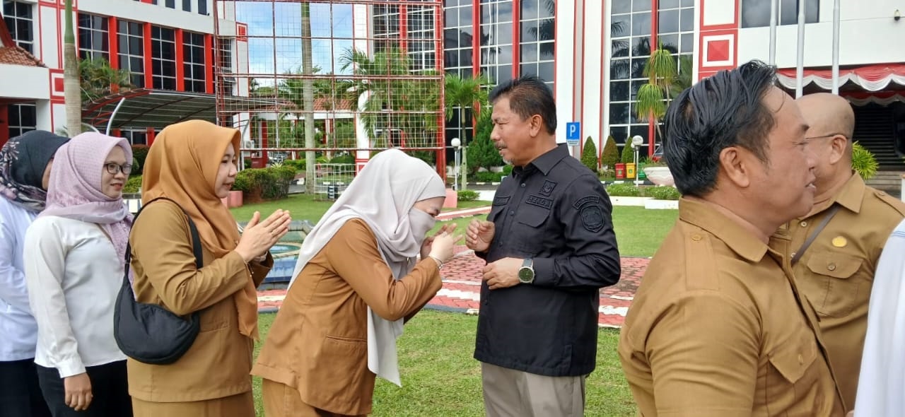 ISTIMEWA  SUKSESKAN: Sekda Kukar Sunggono mengimbau kepada ASN untuk menggunakan hak suaranya pada pelaksanaan PSU.