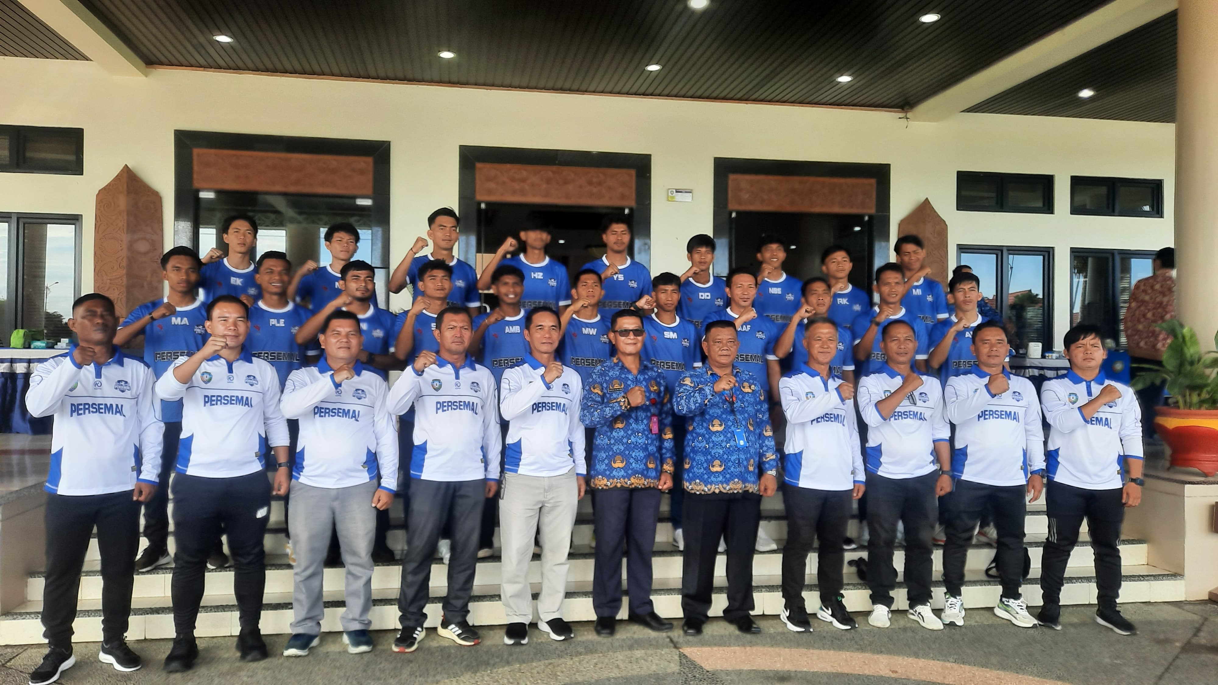 SIAP: Kesebelasan Persemal Malinau siap berangkat untuk Liga 4 Nasional. FOTO: DIPA/RADAR TARAKAN